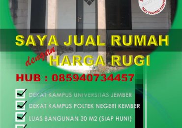 Rumah Subsidi di Jual di Jember