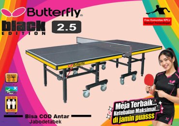 Tenis meja pingpong merk BUTTERFLY Hitam