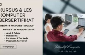 Rekomendasi Kursus Komputer di Sidoarjo Bersertifikat