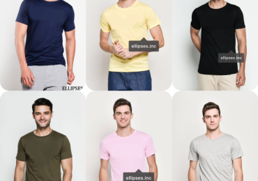 Ellipsesinc – Kaos Oversize Pria Wanita Polos – Putih