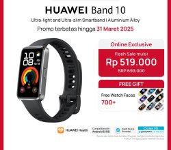 HUAWEI Band 10 Smartband | Sleek Aluminum Alloy Case