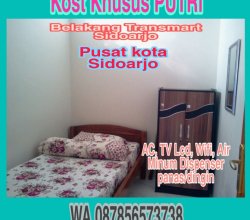 Kost Putri di Sidoarjo Untk Karyawati/Magang