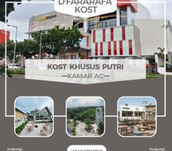 INFO KOS KHUSUS PUTRI AC-FREE WIFI-DAPUR MINI TERDEKAT DI SIDOARJO