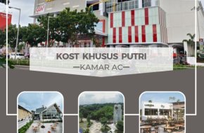 INFO KOS KHUSUS PUTRI AC-FREE WIFI-DAPUR MINI TERDEKAT DI SIDOARJO