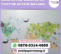 JASA CETAK WALLPAPER CUSTOM DESAIN MALANG