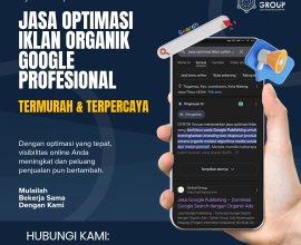 JASA OPTIMASI IKLAN ORGANIK GOOGLE PROFESIONAL