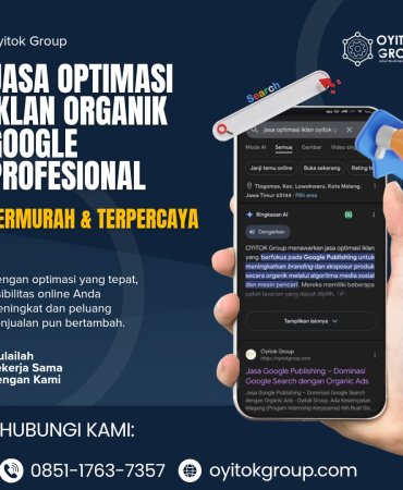 JASA OPTIMASI IKLAN ORGANIK GOOGLE PROFESIONAL