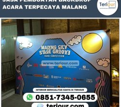 JASA PEMBUATAN BACKDROP ACARA TERPERCAYA MALANG
