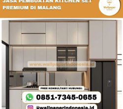 JASA PEMBUATAN KITCHEN SET PREMIUM DI MALANG