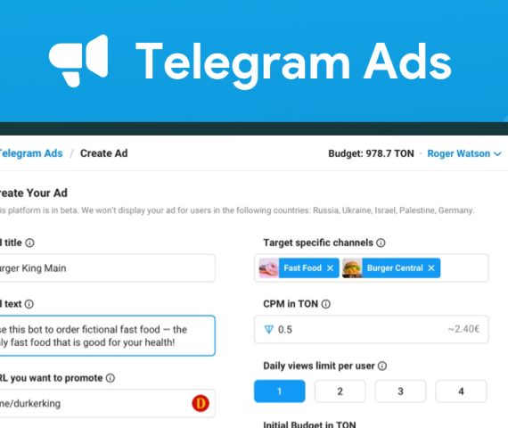 Telegram ad