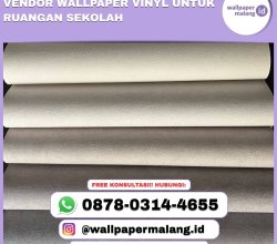 Vendor wallpaper vinyl untuk ruangan sekolah