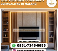 JUAL BACKDROP TV MINIMALIS BERKUALITAS DI MALANG