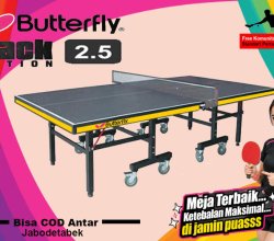 Tenis meja pingpong merk BUTTERFLY Hitam