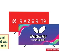 Rental sewa sketsel tenis meja / pembatas