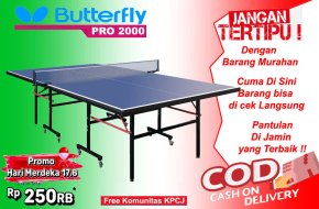 Tenis meja ping pong merk BUTTERFLY