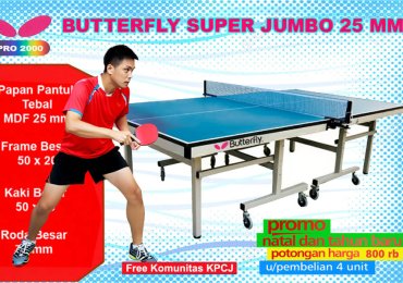 Tenis meja pingpong merk BUTTERFLY PRO 2000